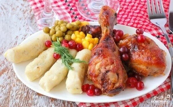 Как приготовить куриные ножки в соусе. Голень курицы. курочка в медовом соусе геншин.
