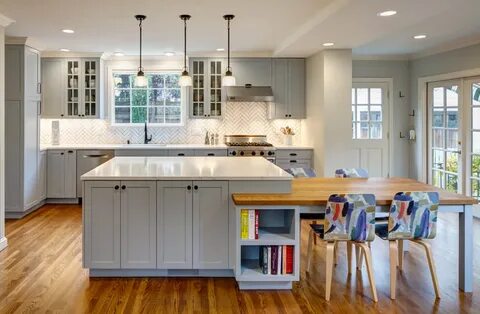 It is small the kitchen