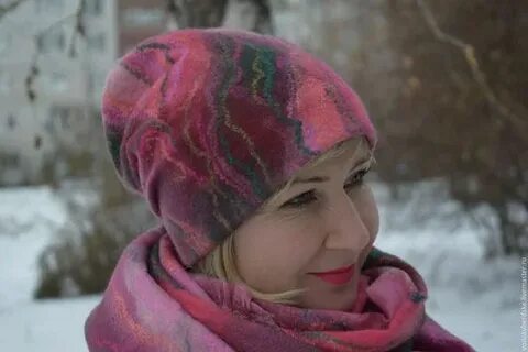 Валяная шапка 6
