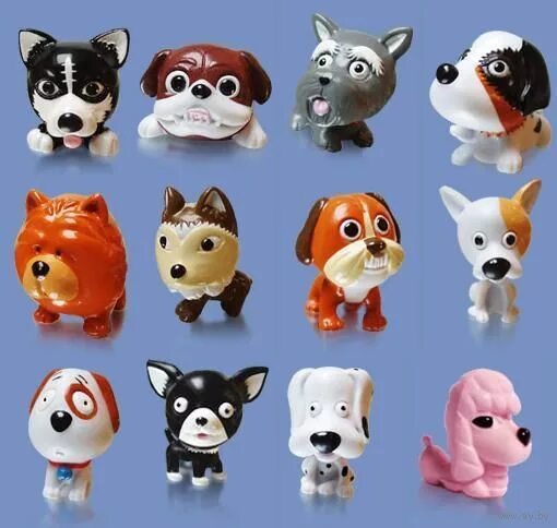 Киндер собачка. Щенки 12 Lovely Dogs Ландрин. Коллекция Киндер-собачки Ландрин. Киндеры собачки. Киндер игрушки собаки.