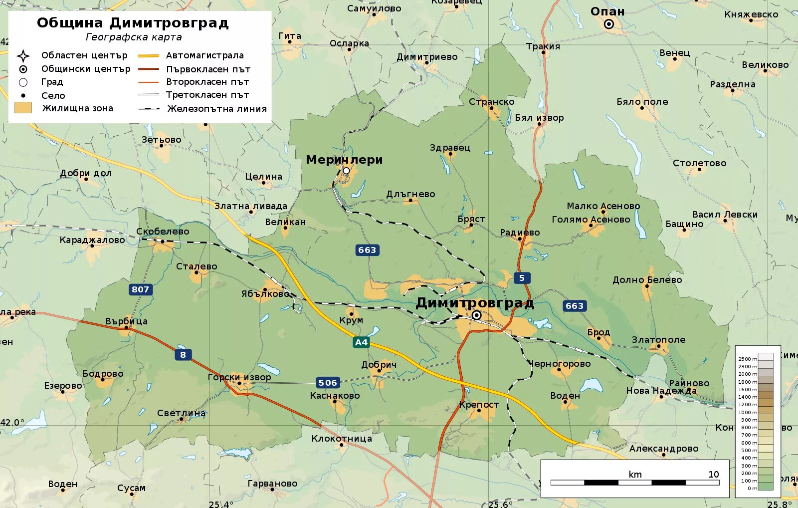 Димитровград на карте россии