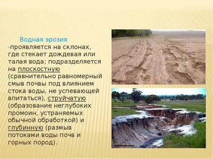 Дождевая эрозия