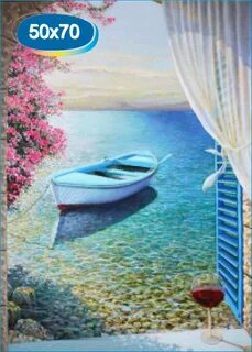 Вид на море рисунок