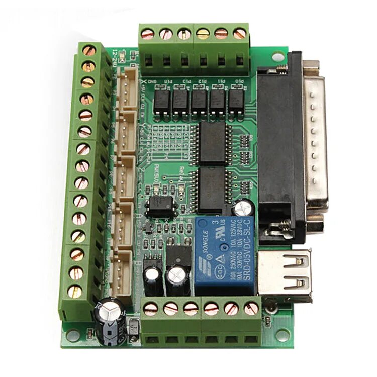 Cnc board. Breakout board 4. 5-осевая коммутационная плата. yhjx cnc board.