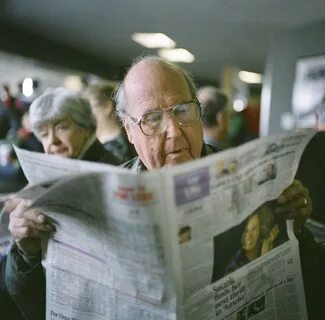 This newspaper reading