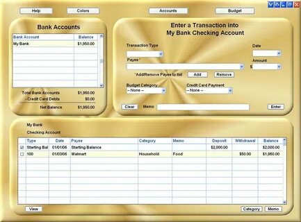 Accounting card