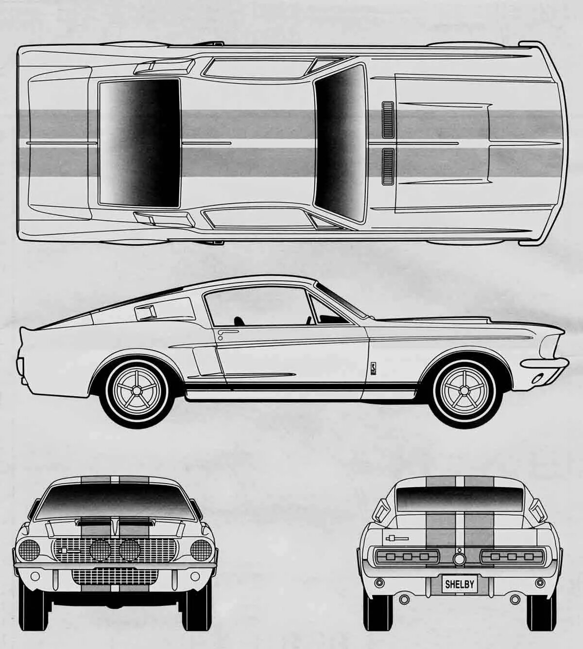 Референс машины. Ford Mustang Shelby gt500 1967 чертеж. Форд Мустанг Шелби 1967. Ford Mustang 1967 чертежи. Ford Mustang Shelby gt500 Blueprints.