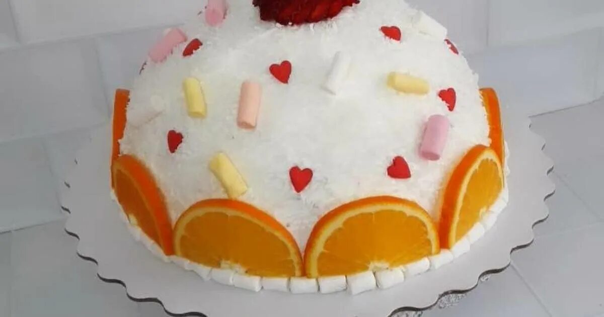 панчо с персиками. торт панчо с персиками консервированными. торт панчо с персиками. торт панчо с персиками. украшение торта ананасами и орехами.