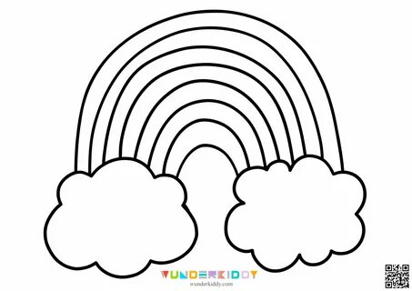 Printable Rainbow Template