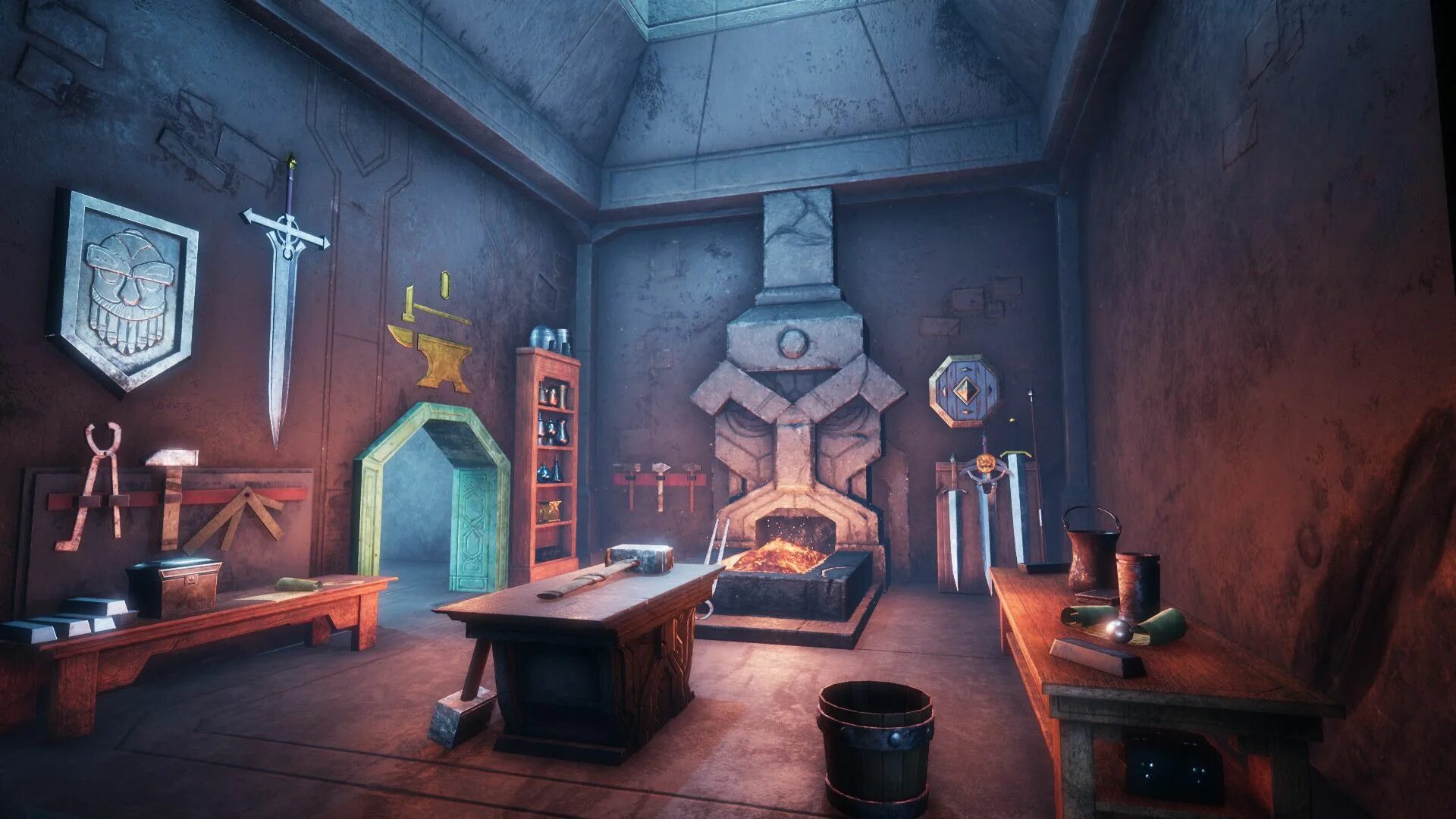 Кузня в 3 ряда. Кузнецкое ремесло. Дом кузница готика 3. Ведьмак 3 таверна арт. Кузня 3.