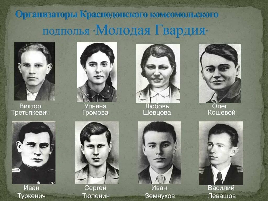 Молодая гвардия 1942. Деятельность подпольной организации молодая гвардия в Краснодоне. Молодая гвардия 2022 Третьякевич. Подпольная организация молодая гвардия действовала в