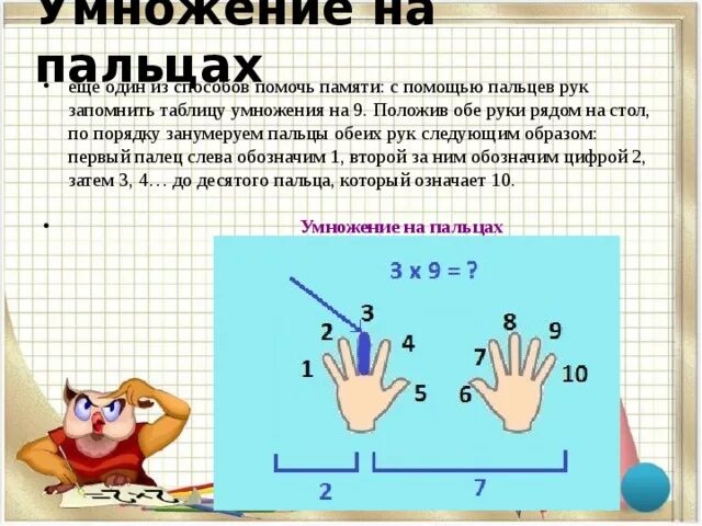 Легкое умножение на пальцах. Как считать по пальцам таблицу умножения. Таблица умножения по пальцам рук. Таблица умножения на 9 на пальцах рук. Способ умножения на 9 на пальцах.