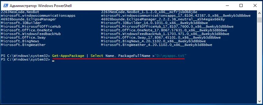 Get appxpackage microsoft. Get-appxpackage *photos*. get-appxpackage microsoft.sechealthui -allusers  reset-appxpackage. get-appxpackage  foreach {add-appxpackage -disabledevelopmentmode -register &quot;$($_.installlocation)appxmanifest.xml&quot;}. get-appxpackage -name “microsoft.office.desktop”  remove-appxpackage.