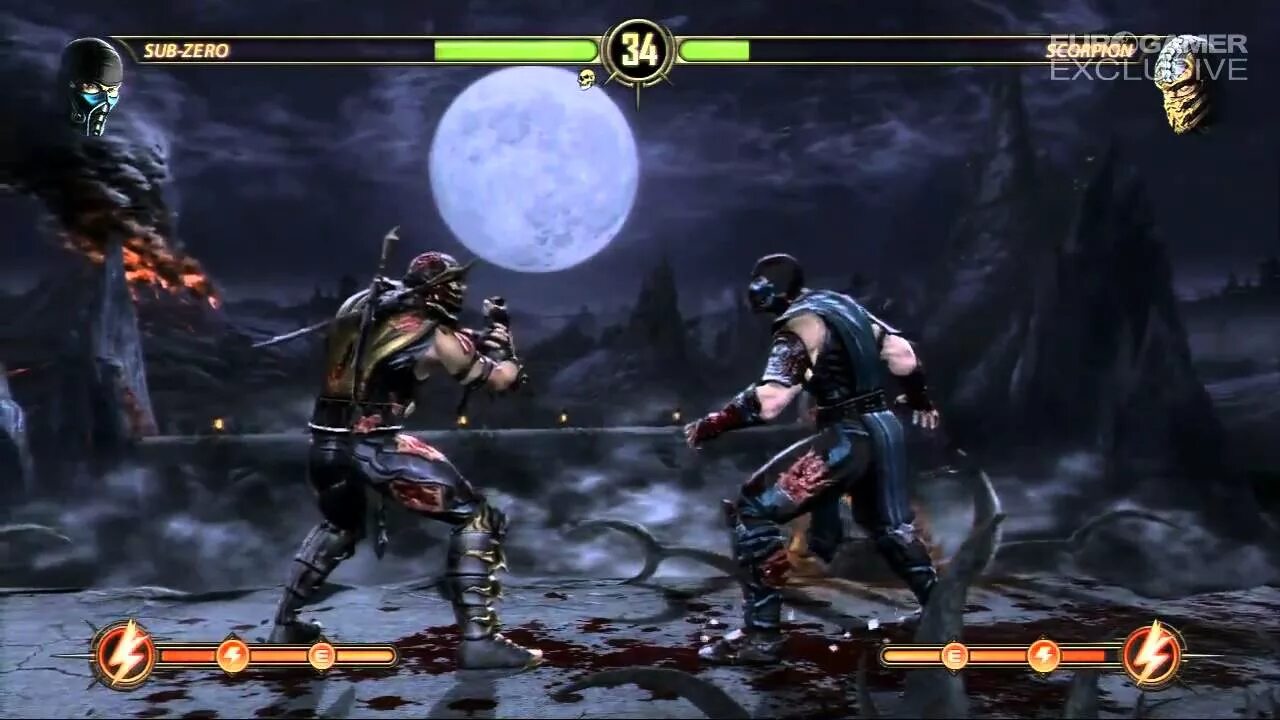 Мортал комбат onslaught. Scorpion vs sub zero mk 9. mk 9 саб зиро скорпион. scorpions vs subzero mk9. мортал комбат 9 геймплей.
