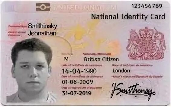 National identification number. Великобритания id. id карта англия. id card в британии. national identity card.