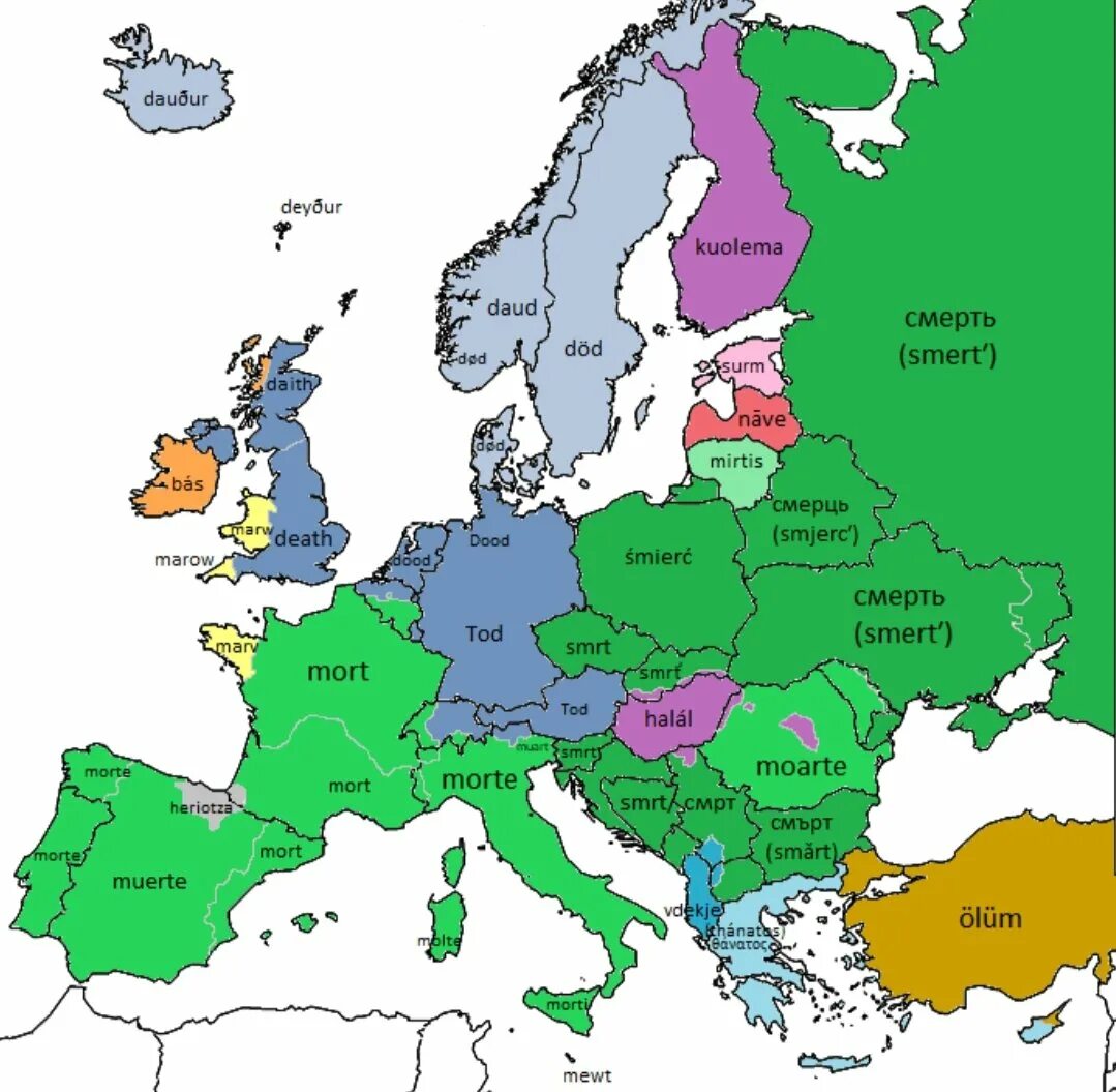 European languages. Proto Uralic languages. Word for Sunday in European languages. Linguistic Map of the uk.