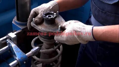 Замена опорного подшипника калина снятия стойки