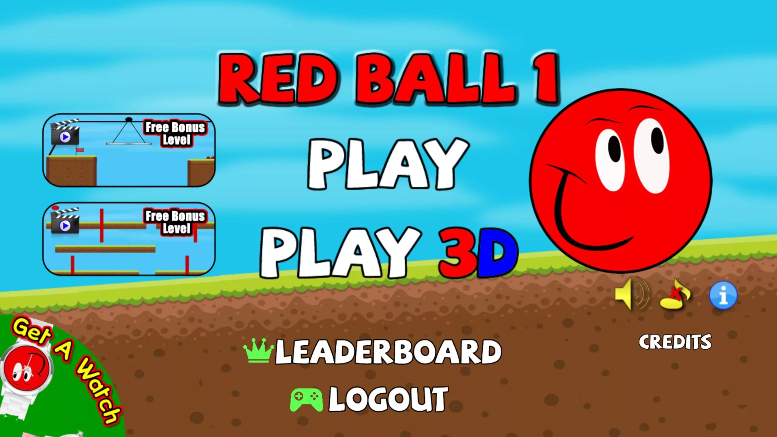 Бесплатная игра red ball