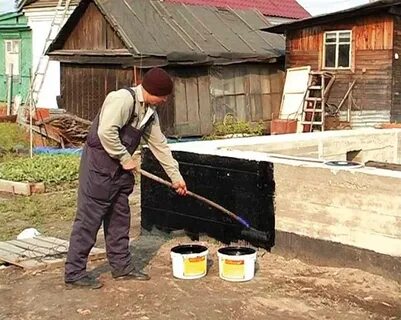 Какой рубероид для фундамента