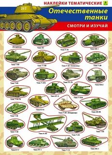 Наклейки танки
