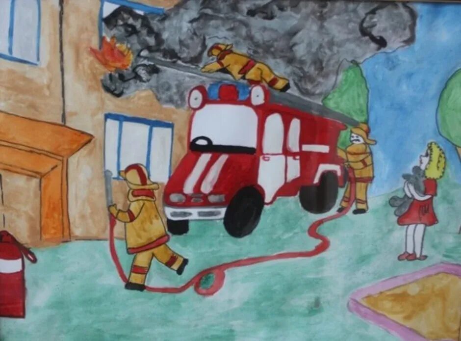 Рисунок пожарная безопасность. Рисунок на тему МЧС. Рисунок на пожарную тему. Рисунок на тему пожарная часть. Рисунки вдпо