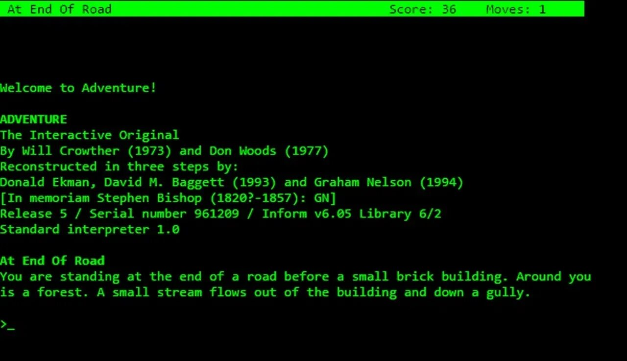 Текстовые игры. Текстовая игра Adventure. Dos консоль. Текстовый квест.