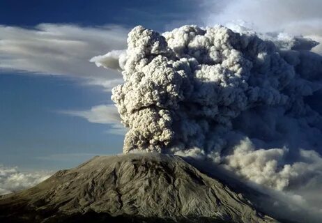 Mt st helens eruption wa