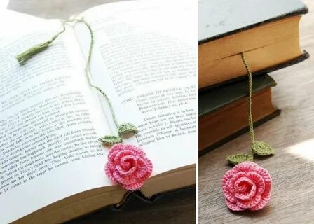 Закладка цветок для книги