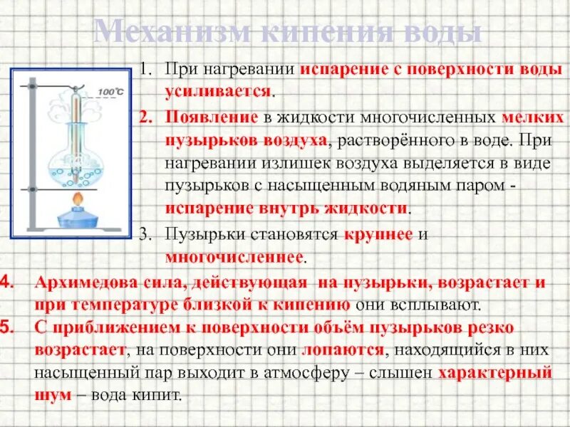 Кипение при охлаждении. При нагревании вода. Испарение и конденсация. Кипение жидкости. Парообразование с поверхности жидкости. При кипении жидкости.