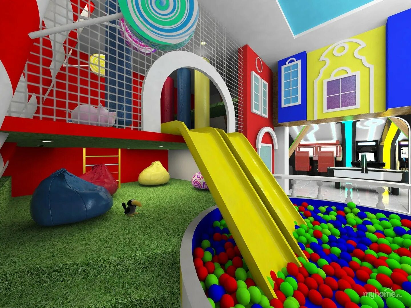 Какая игровая комната. Детская игровая комната. Детская комната с игровой зоной. Необычные детские игровые комнаты для бизнеса.