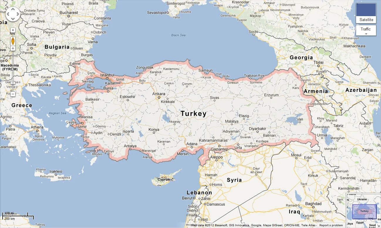 Лучшие карты турции. Арарат на карте Турции. Гугл карты Турция. Восток Турции карта. Карта Турции Google Maps.