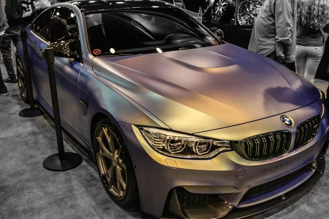Бмв хамелеон фото 12" x 60" Gloss Metallic Chameleon Purple Blue Vinyl Film Wrap Air Bubble Free e