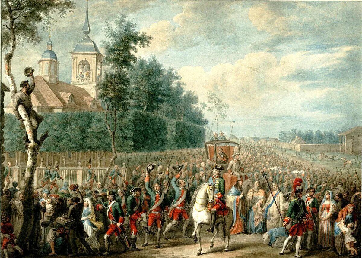 Великой и главной целью. Дворцовый переворот 1762. Дворцовый переворот 28 июня 1762.