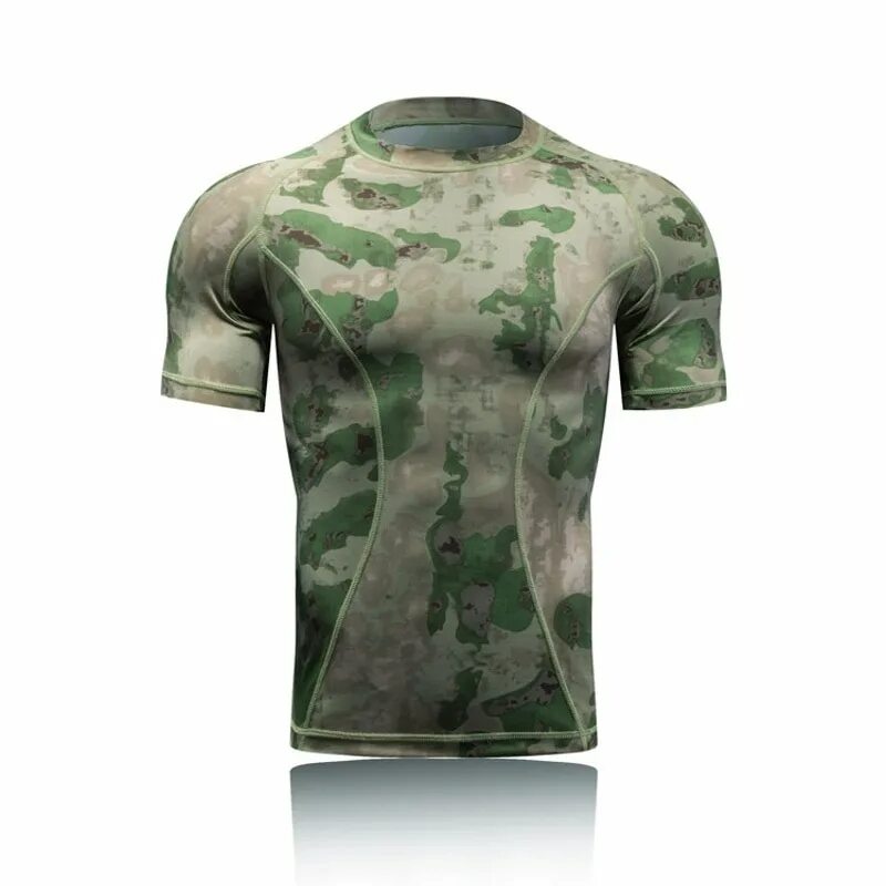 Футболка мох Summer quick-Dry Tactical Combat, as-ts0007af. Военная футболка. Тактическая футболка. Футболки тактические мужские.