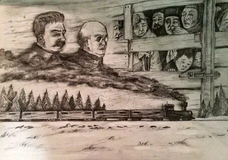 Рисунки депортации