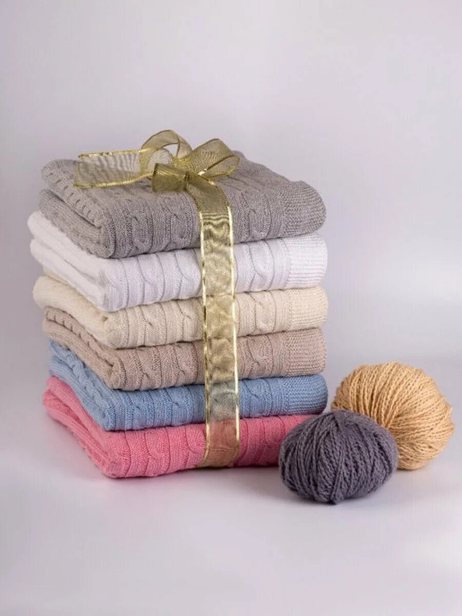 Вязаное одеяло. Плед вязаный. Покрывало naturel модерн 200 x 240 см. Плед вязаный. Плед вязаный do&co 220x240 dante.