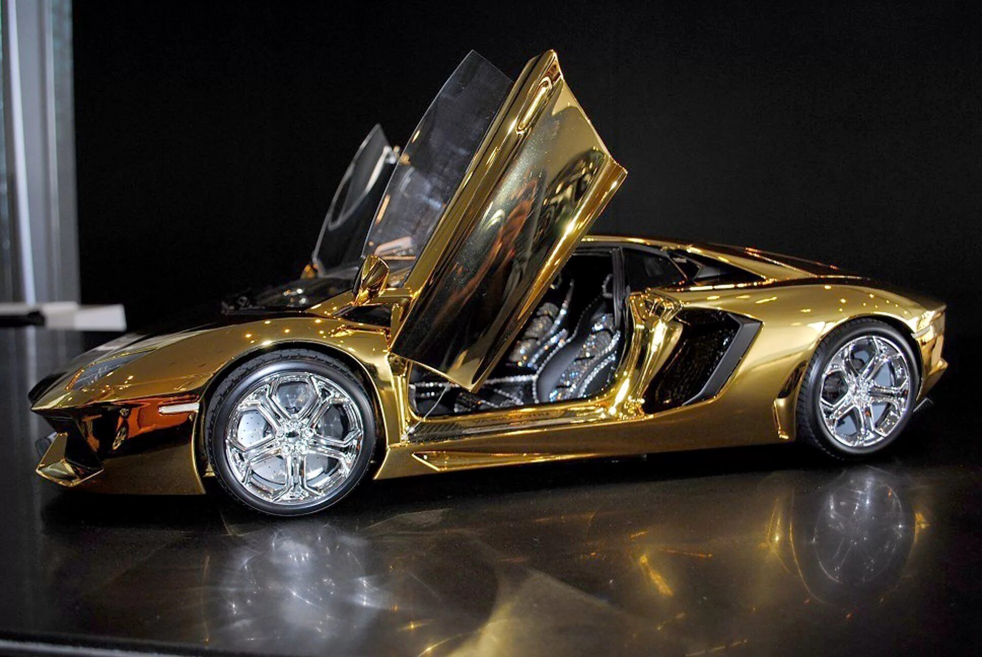 Gold car