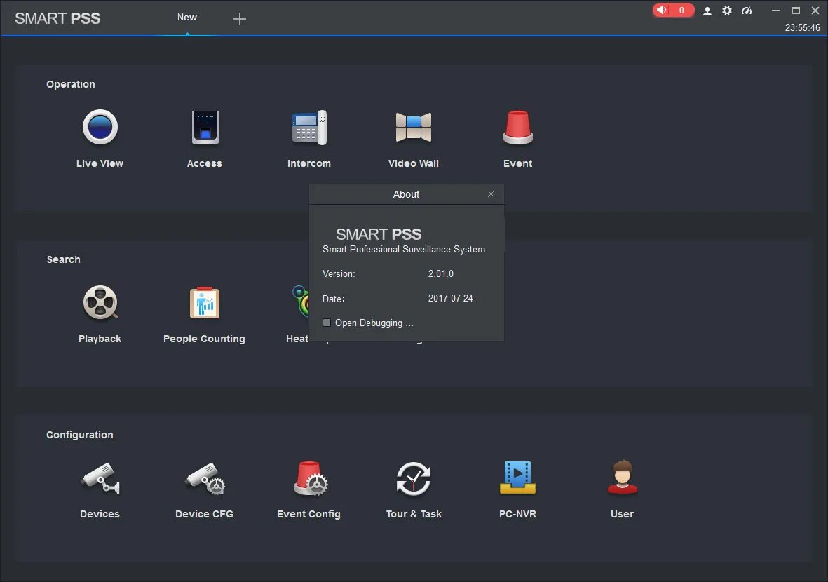 Приложения для удаленной камеры. Smart PSS 1.12.3. Smart PSS 2.02. RVI Smart PSS версии 2.02.1. Dahua Smart PSS V 2.0.0.1.