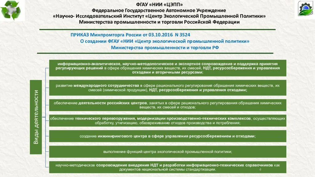 Научные учреждения рф. ФГАУ НИИ ЦЭПП. ФГАУ НИИ ЦЭПП лого. ЦЭПП Минпромторг. Научно исследовательские экологические центры.