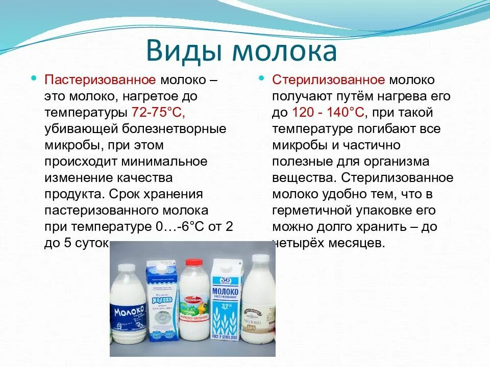 Виды молока. Срок хранения пастеризованного молока. Виды молока и молочных продуктов. Виды молочной продукции.