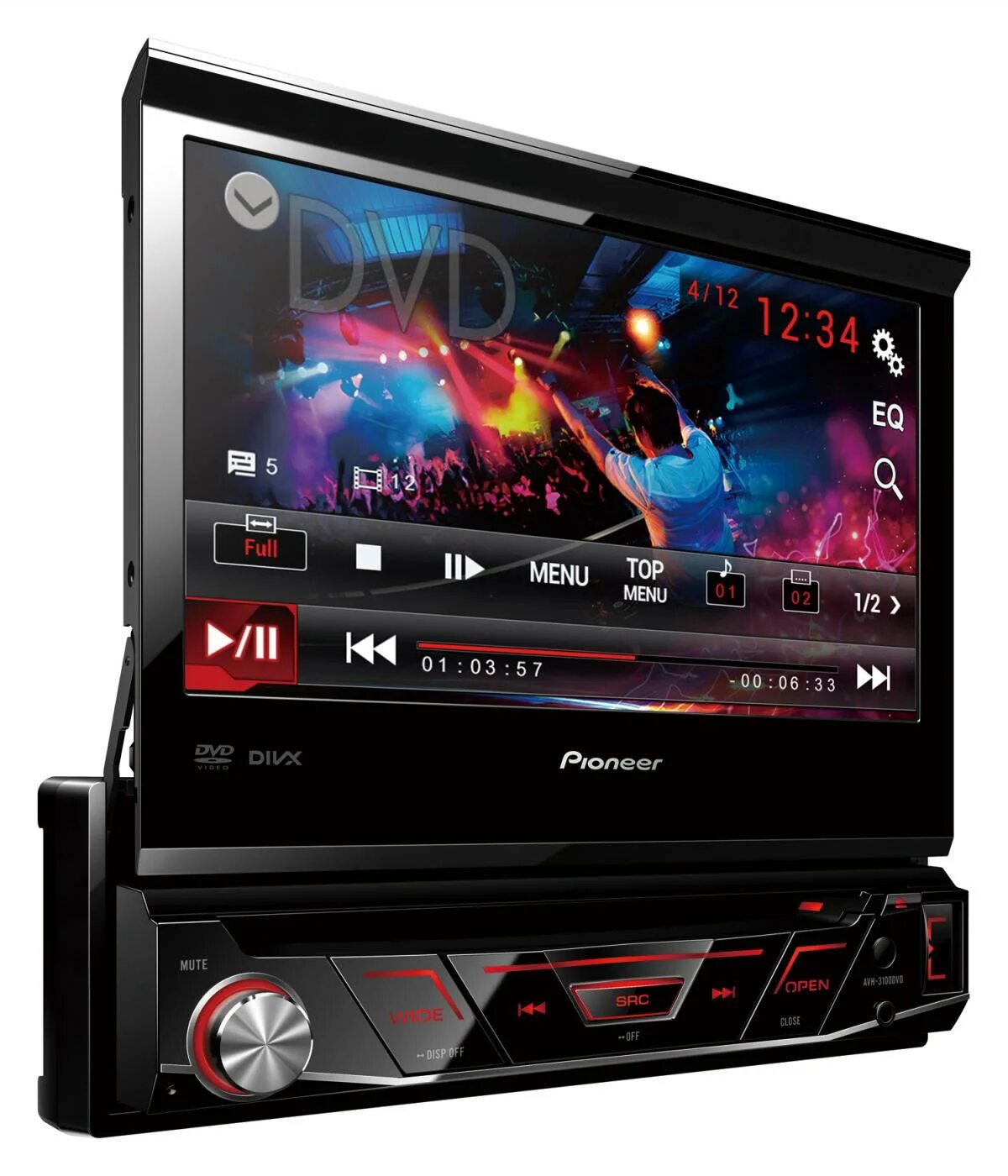 Автомобильный магнитола pioneer. Pioneer avh 1din dvd. pioneer avh 3100dvd. магнитола pioneer 1 din. магнитола пионер 3100 dvd.