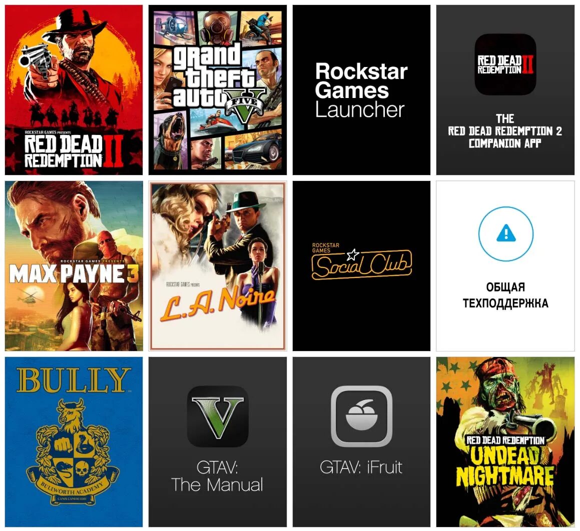 Сервис rockstar games