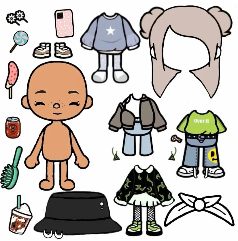 Тока бока бумажный распечатать одежда. Кукла toca boca. Бумажные человечки с одеждой. Персонаж для распечатки с одеждой. Человечки из бумаги с одеждой.