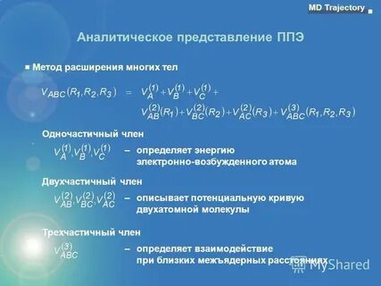 Аналитическое представление