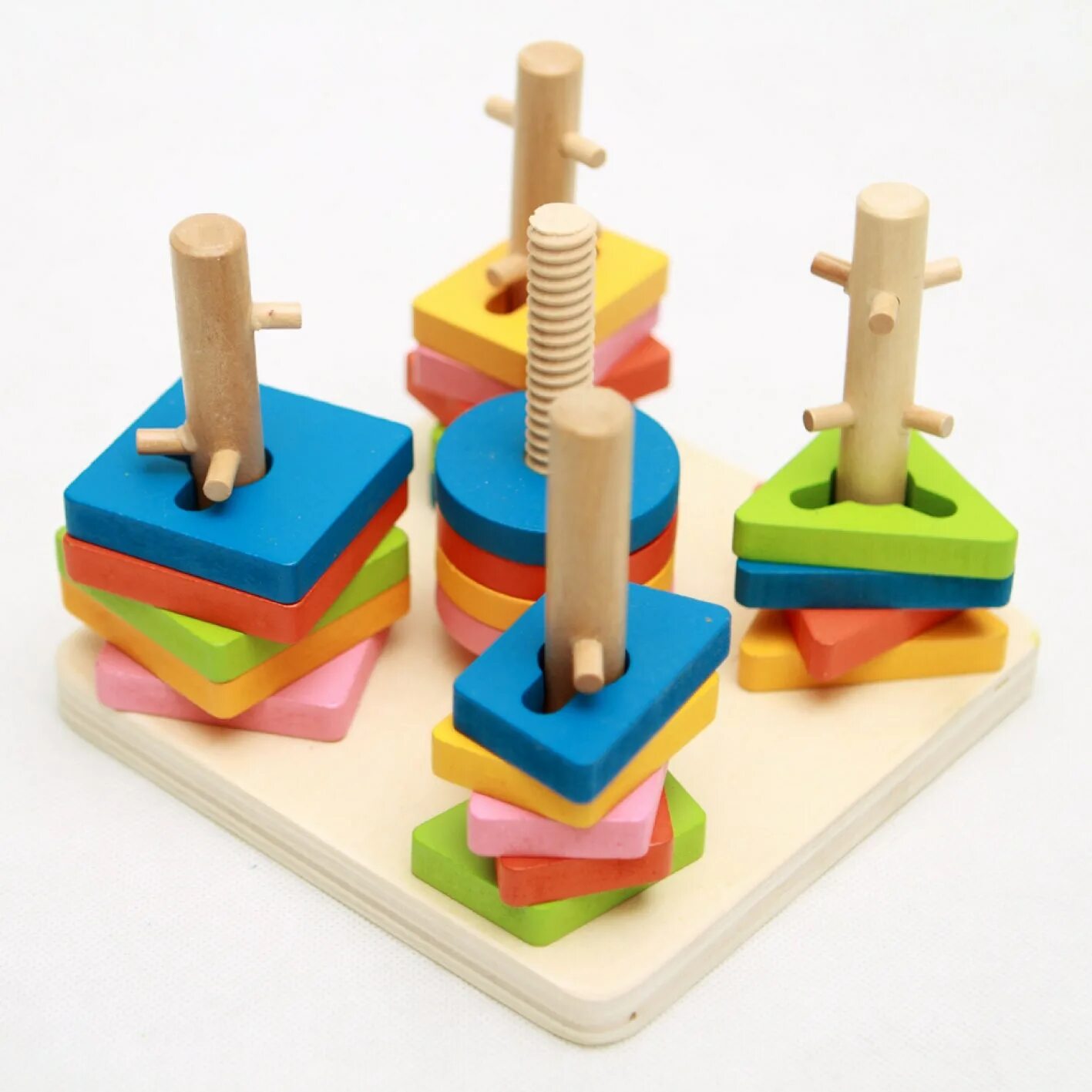 Five set. Сортер five column shape. деревянный сортер геометрик. детские развивающие игрушки из дерева. деревянные разноцветные игрушки.