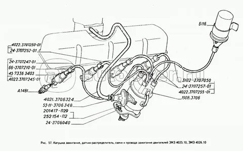 Порядок зажигания 402