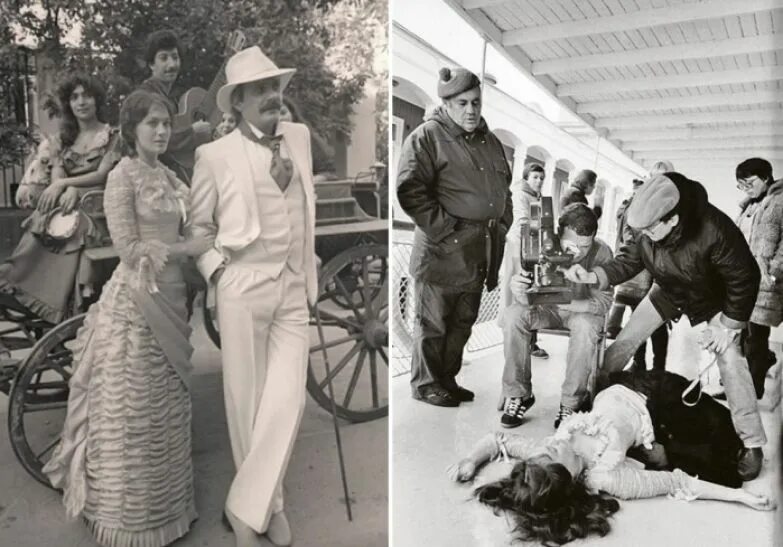 дебаркадер кострома жестокий романс. жестокий романс съемки. эльдар рязанов в фильме жестокий романс. съемки жестокого романса. съемки жестокого романса.