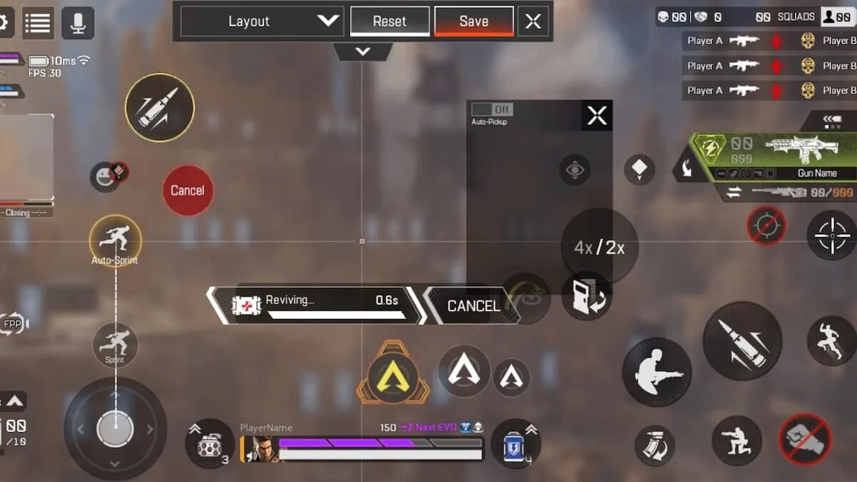 Hud settings. Apex hud. apex legends hud. apex mobile interface.