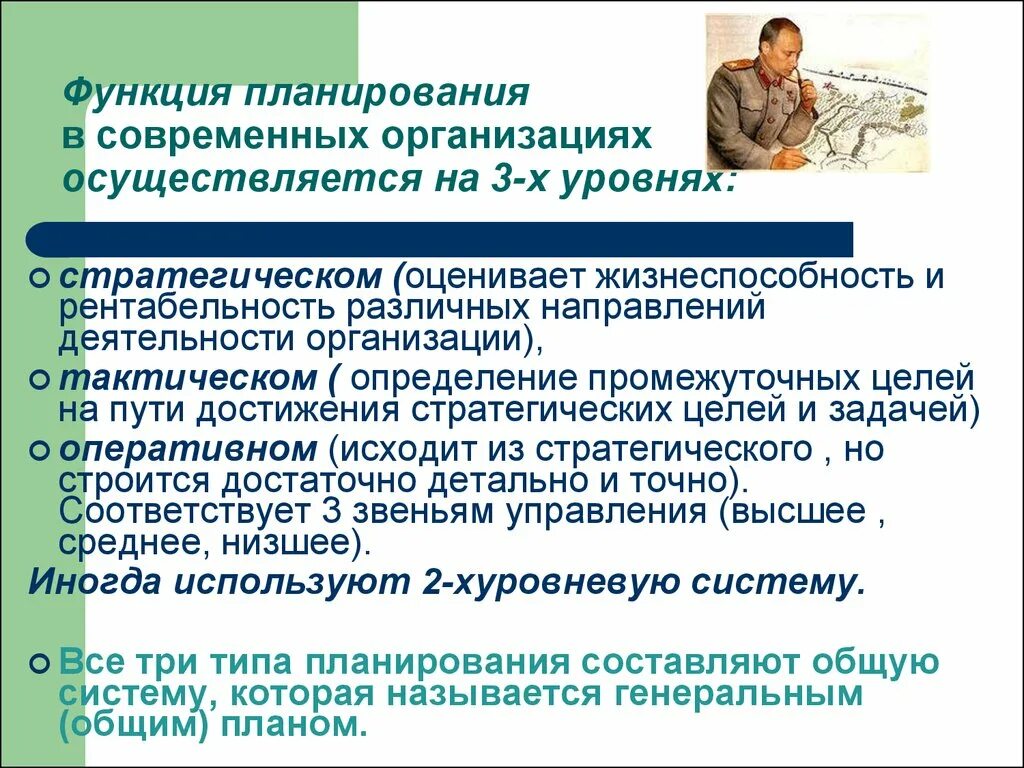 Планирование в современных организациях