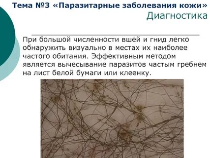 Грибковые и паразитарные заболевания